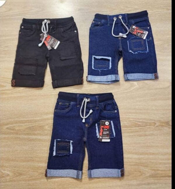 Kids Unique Jeans Short(5-12years)(FREE  DELIVERY)