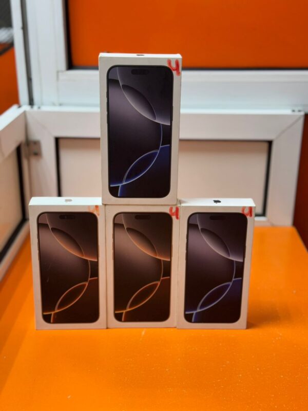 Brand new iphone 16promax 256gb/esim /black and desert/unlocked/non active(FREE DELIVERY)