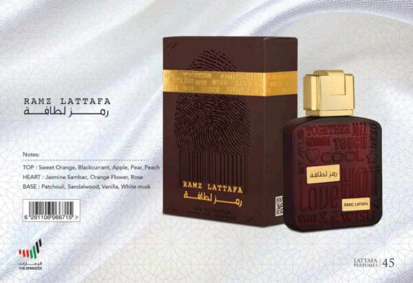 Lattafa Ramz Gold Eau De Parfum 100ml(FREE DELIVERY)