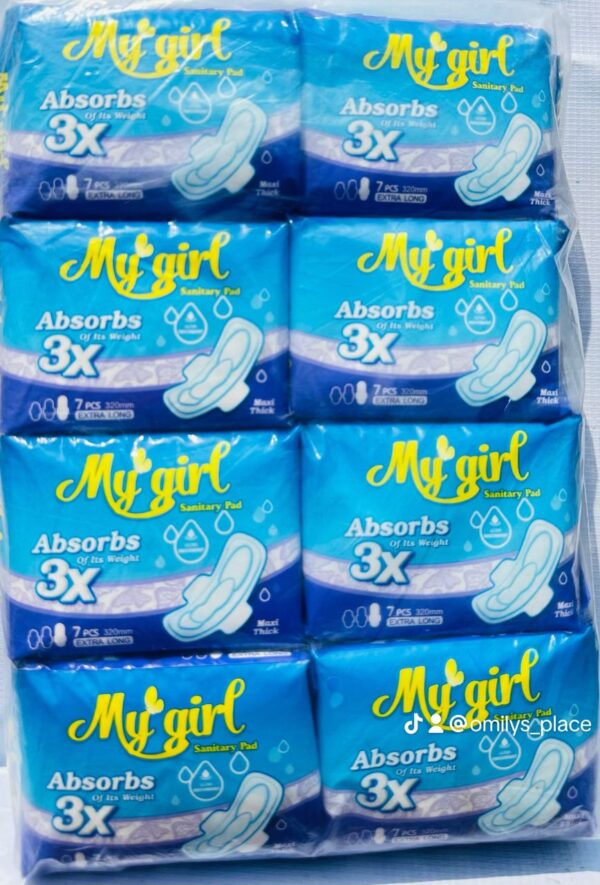 My Girl Air Breath Sanitary Pad of 8pcs free delivery