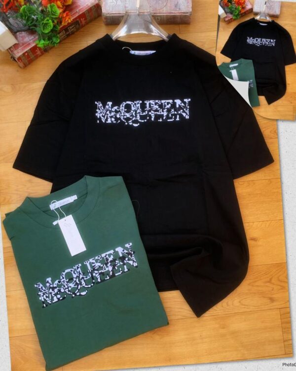 McQueen-T-Shirt Black for Men DIFFERENT COLOURS(FREE DELIVERY)