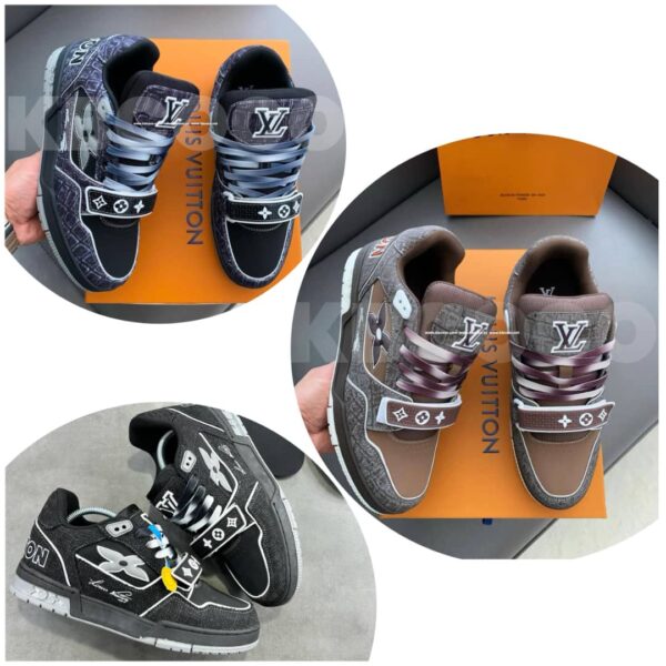 Original Louis Vuitton Black Luxury Sneakers (FREE DELIVERY)