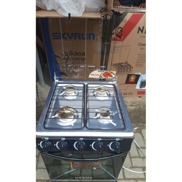 Nexus All gas 4 burner 60 X 60 standing gas cooker with inbuilt oven