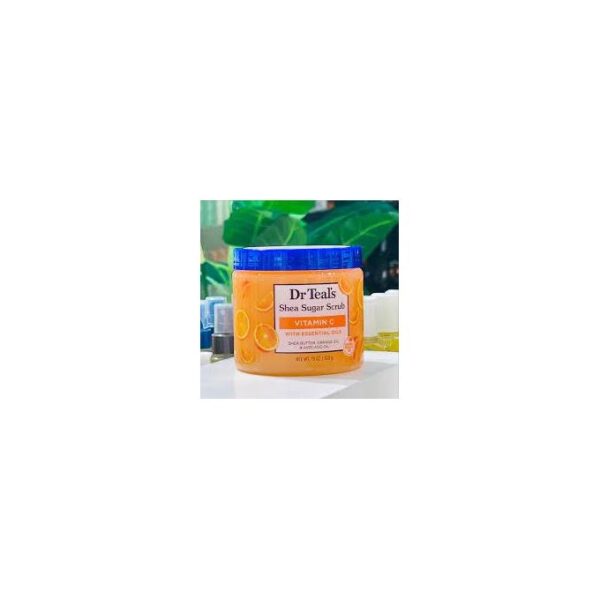 Dr Dr. Teal's Shea Sugar Scrub Vitamin C With Essential Oil(free delivery)
