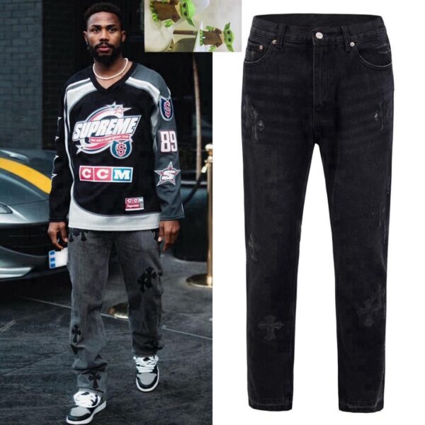 HIGH QUALITY TRENDING LUXUY BAGGY JEANS (Free delivery)