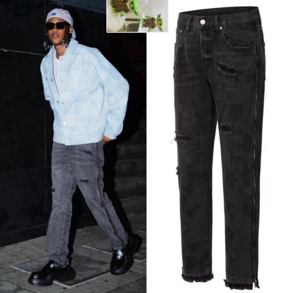 HIGH QUALITY TRENDING LUXUY BAGGY JEANS (Free delivery)