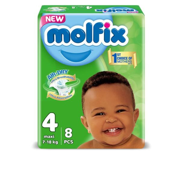 Molfix Maxi Diaper Size 4 Small Pack - 8 x1
