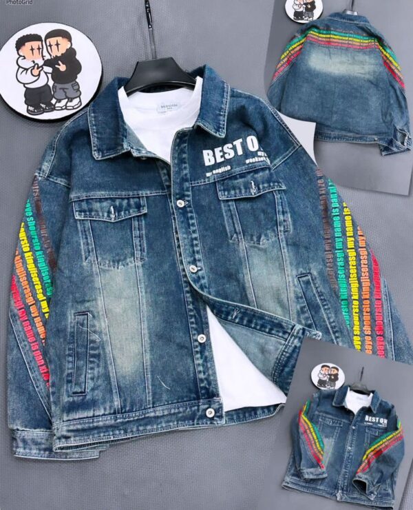 New Sustainable Men's Jeans Jacket
